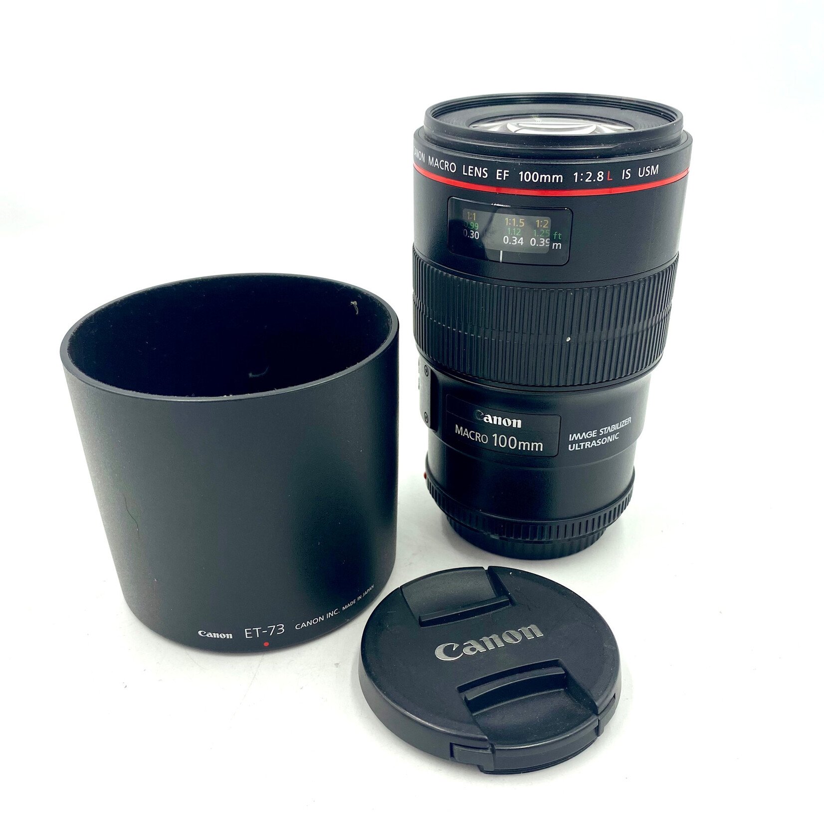 Canon #1488 USED Canon EF 100mm f/2.8L Macro IS USM Lens