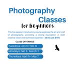 Beginning Photography Class