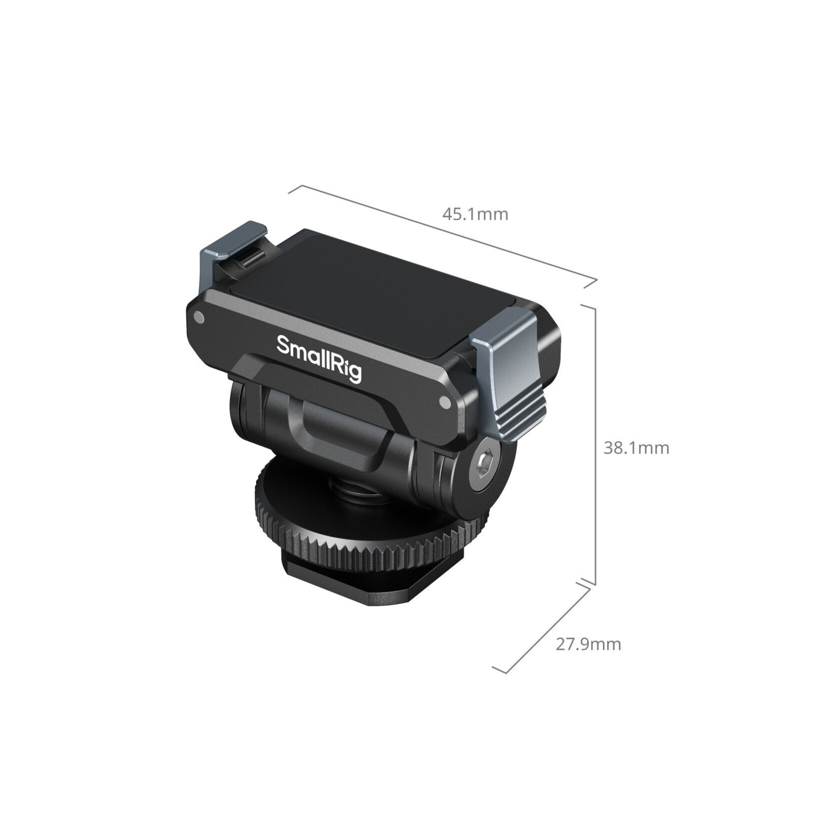 SmallRig SmallRig Quick Release Support for DJI Osmo Action 5 Pro / 4 / 3 with Cold Shoe Adapter