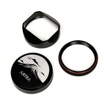 Phottix Phottx - ARTRA LAB Lens Hood and Adapter Ring Set with Cap for Fujifilm X100 Black