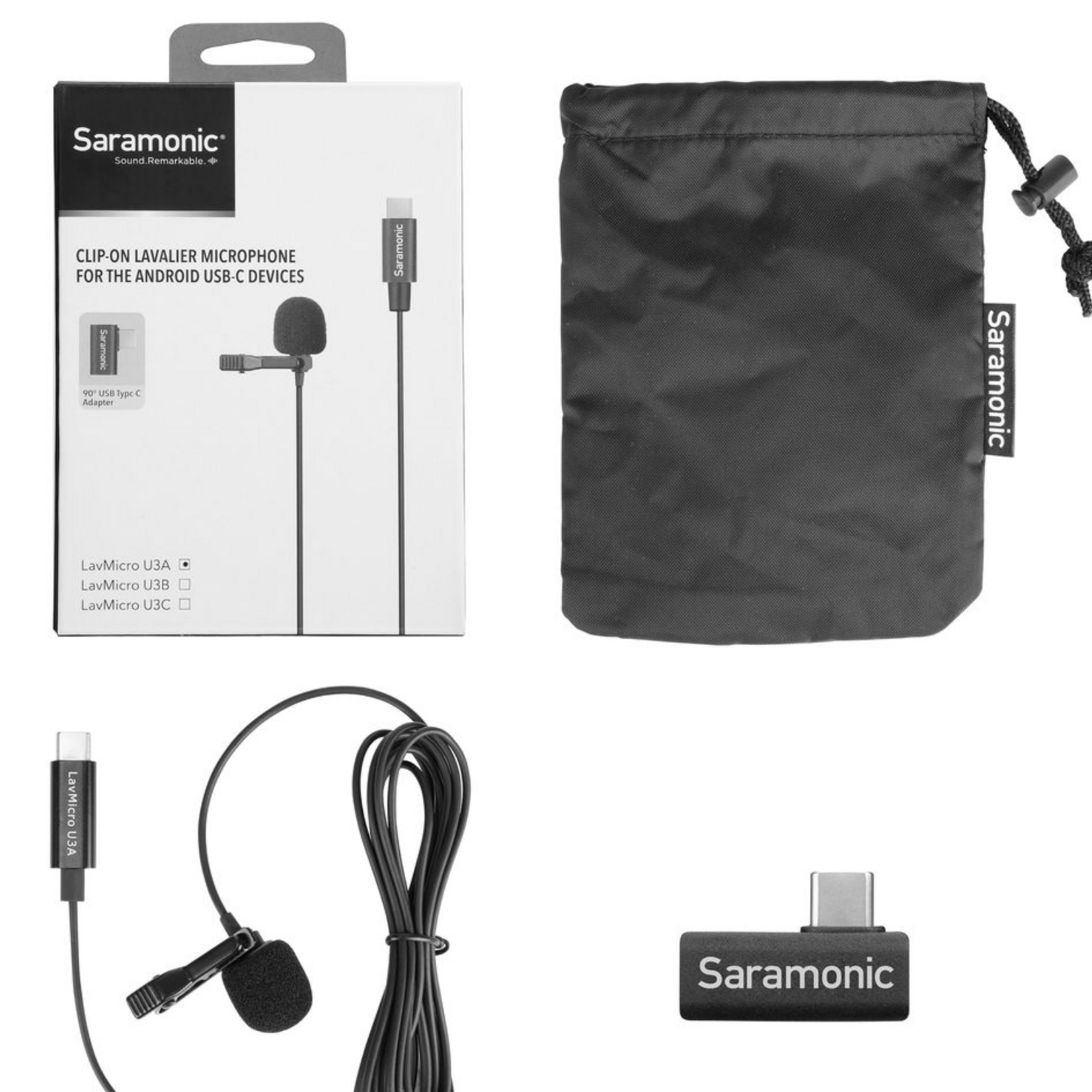 Saramonic Saramonic LavMicro U3A Omnidirectional Lavalier Microphone with USB Type-C
