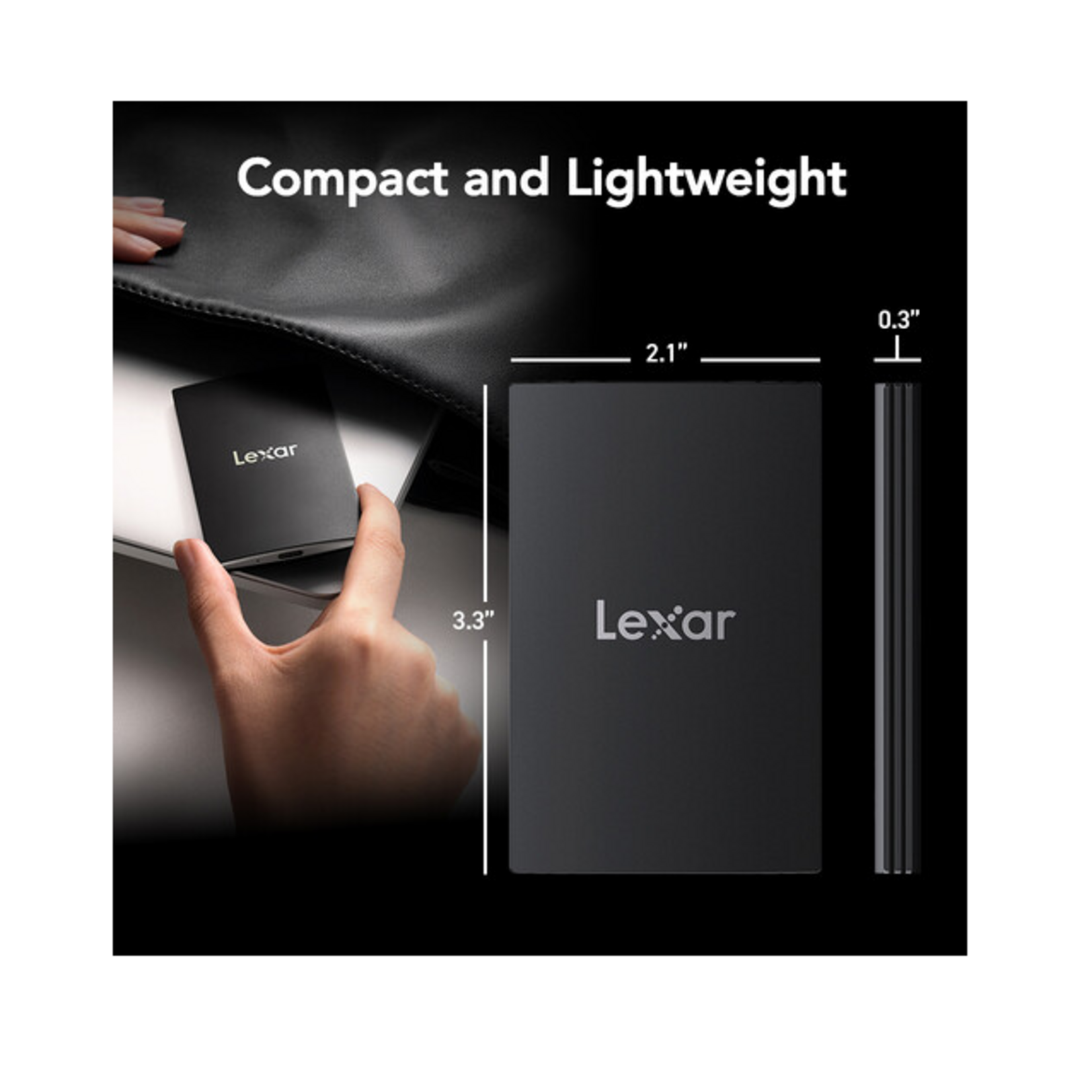 Lexar Lexar SL500 USB 3.2 Gen2x2 Portable SSD 1TB
