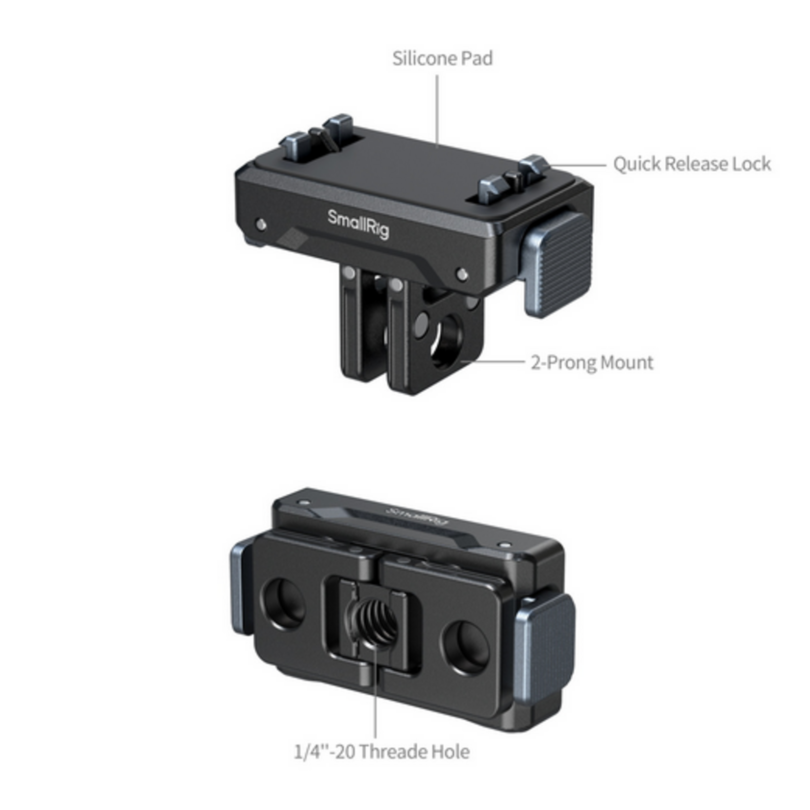 SmallRig SmallRig Quick Release Mount Adapter for Insta360 X5 / X4 Air / Ace Pro 2 / Ace Pro / Ace