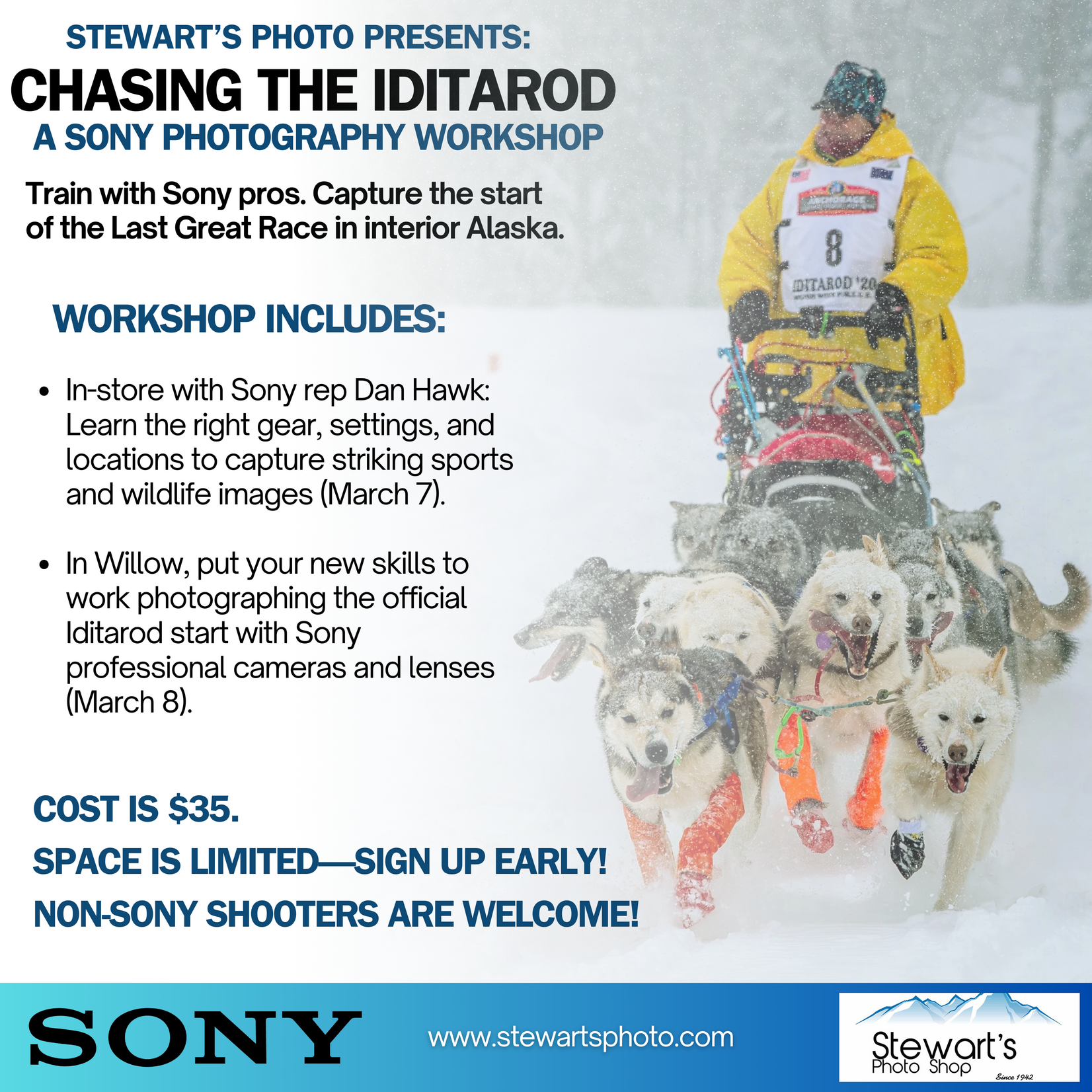 Sony Iditarod Workshop