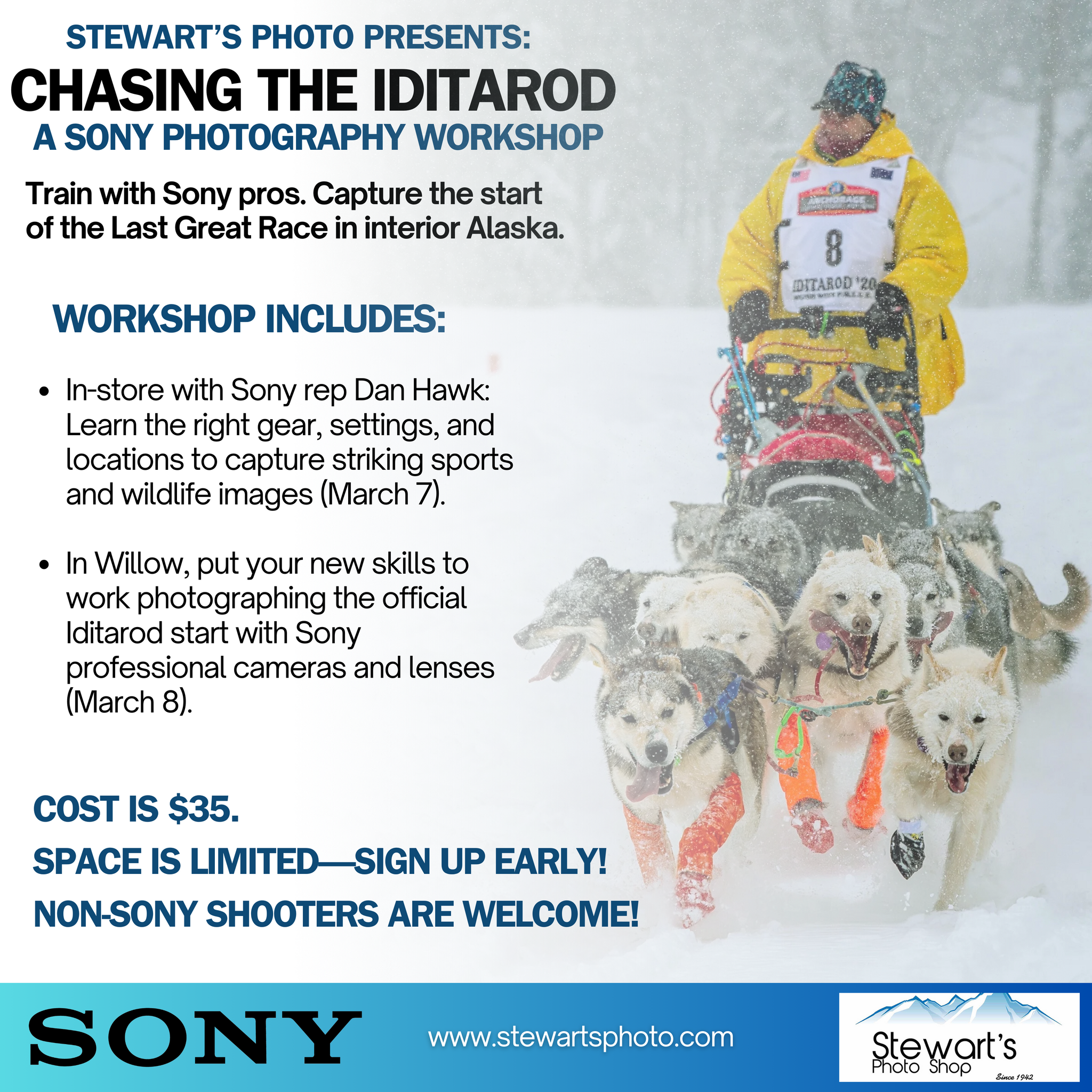 Sony Iditarod Workshop - Stewarts Photo