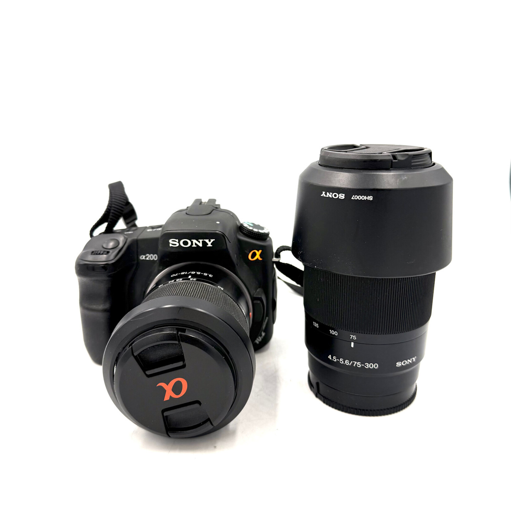 Sony #1509 Used Sony A200 w/18-70mm & 75-300mm Lenses