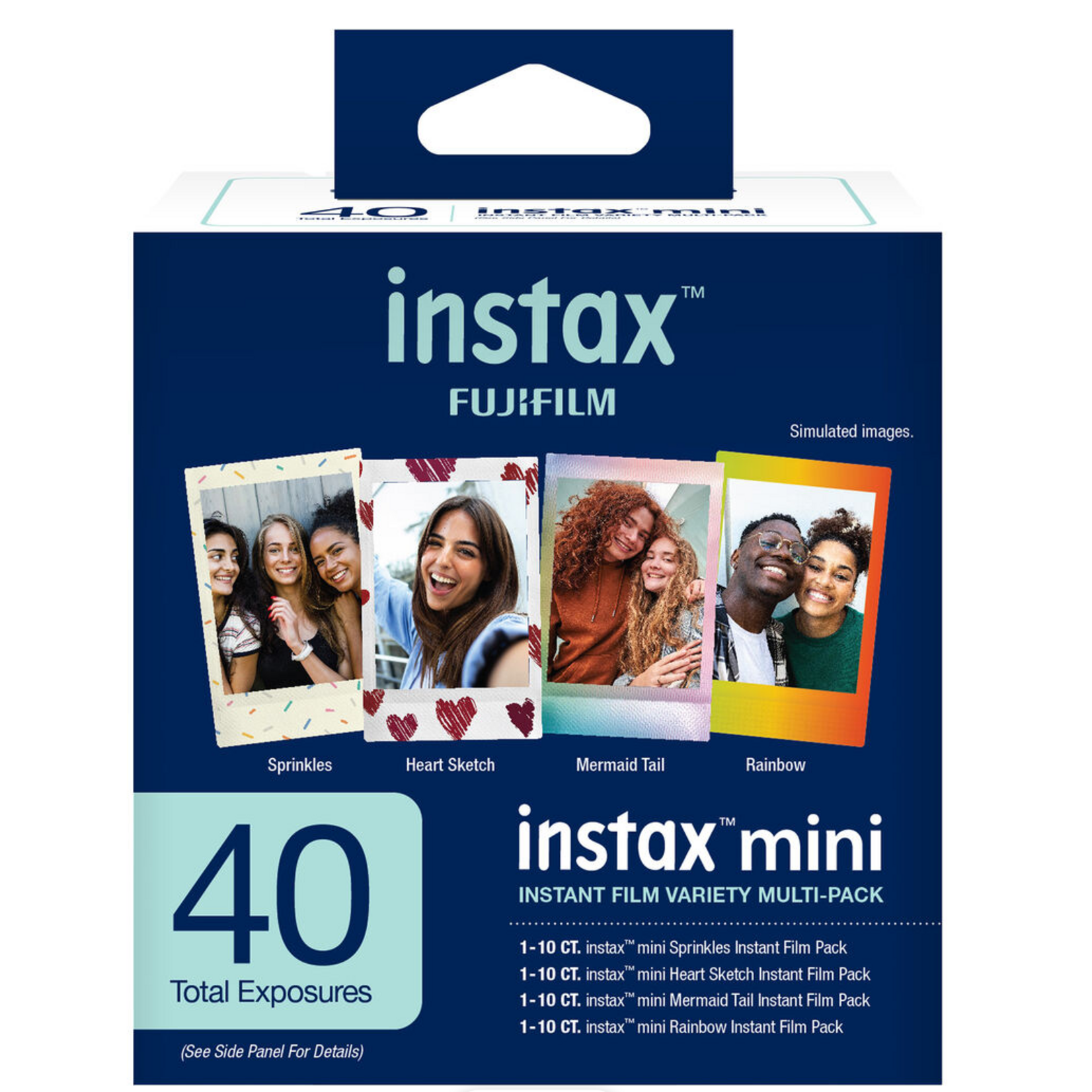 FujiFilm FUJIFILM instax mini Instant Film Variety Value Pack (40 Exposures)