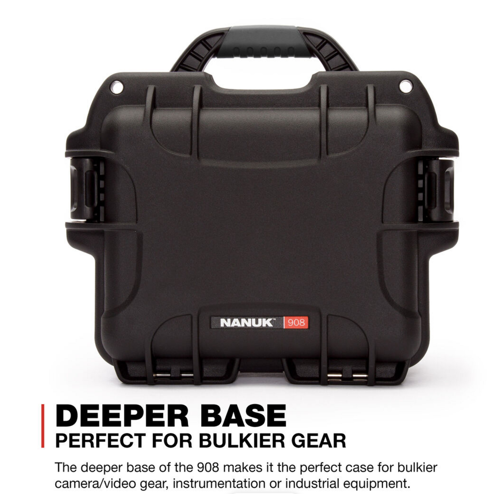 Nanuk Nanuk Case 908 With Padded Divider - Black