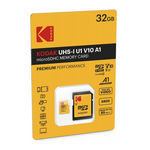 Kodak KODAK 32GB Class 10 UHS-I U1 MicroSDHC Card with Adapter