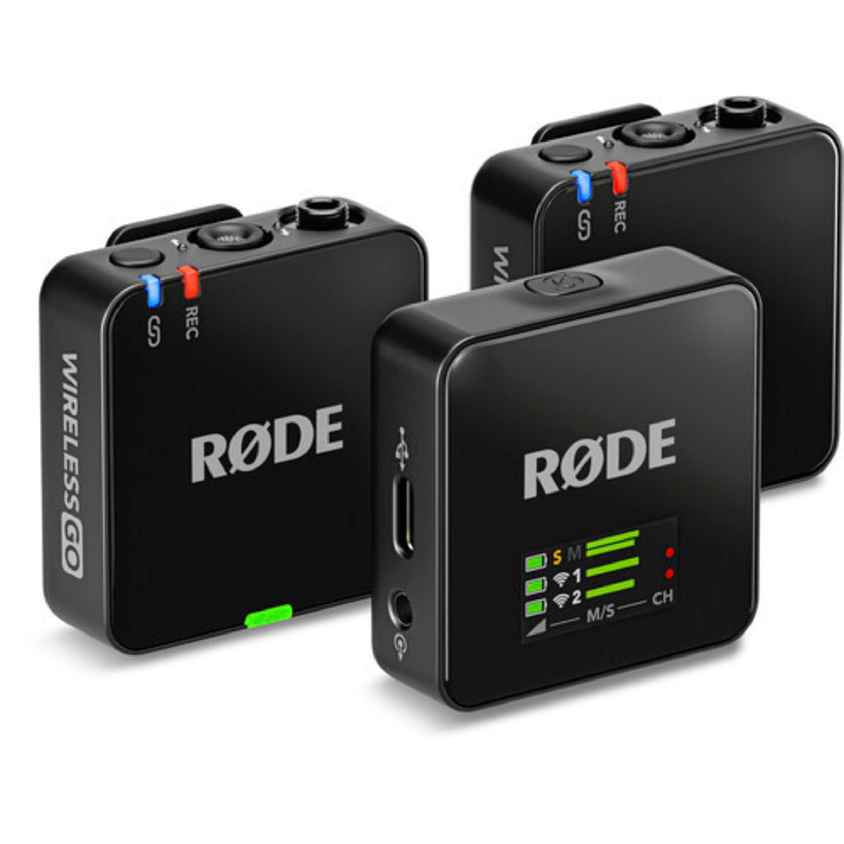 Rode RODE Wireless GO (Gen 3) 2-Person Compact Digital Wireless Microphone System/Recorder (2.4 GHz, Black)