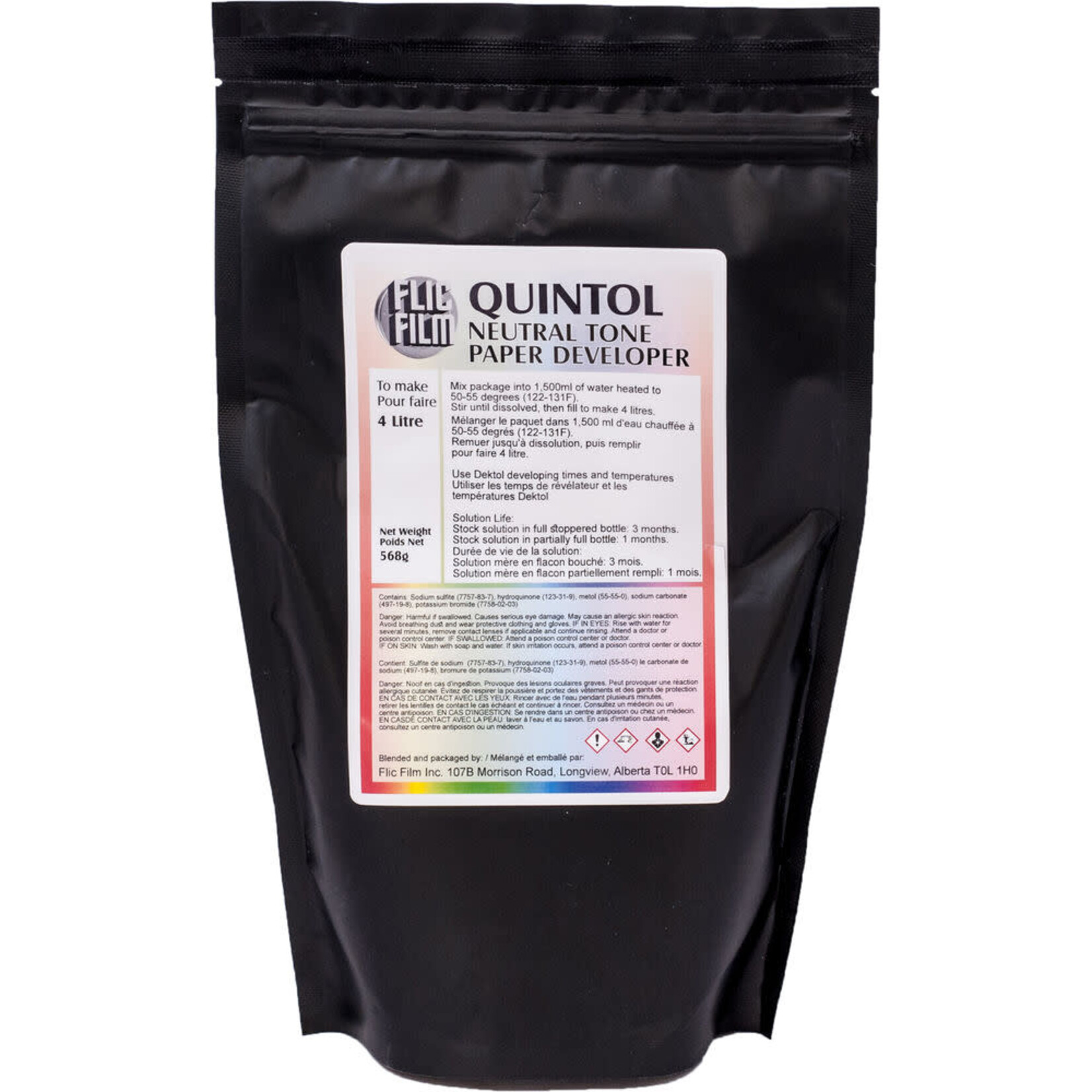 Flic Film Quintol Neutral Tone Paper Developer - 4L