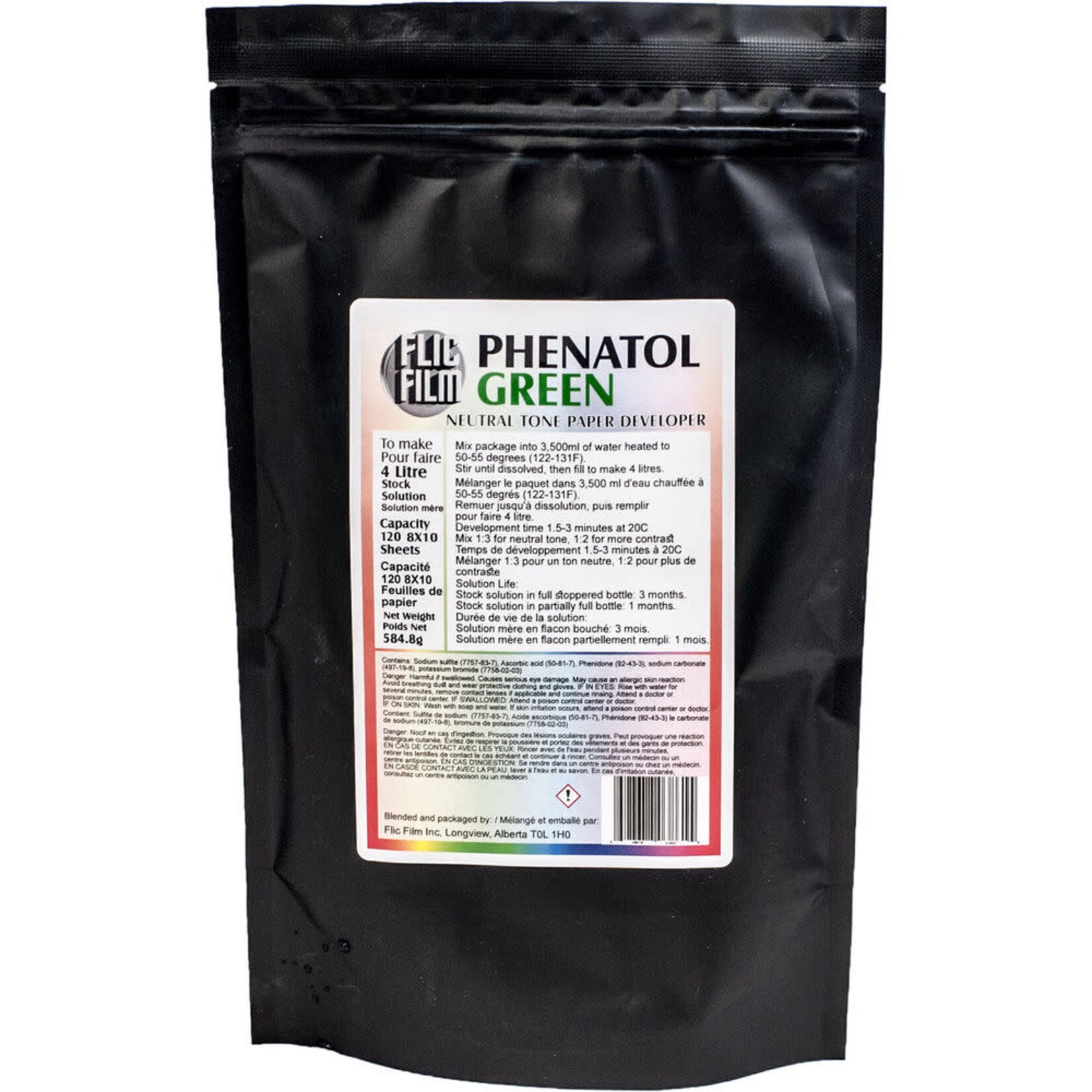 Flic Film Flic Film Phenatol Green Paper Developer