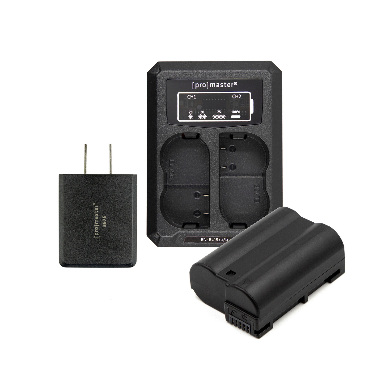 ProMaster ProMaster Battery & Charger Kit for Nikon EN-EL15c