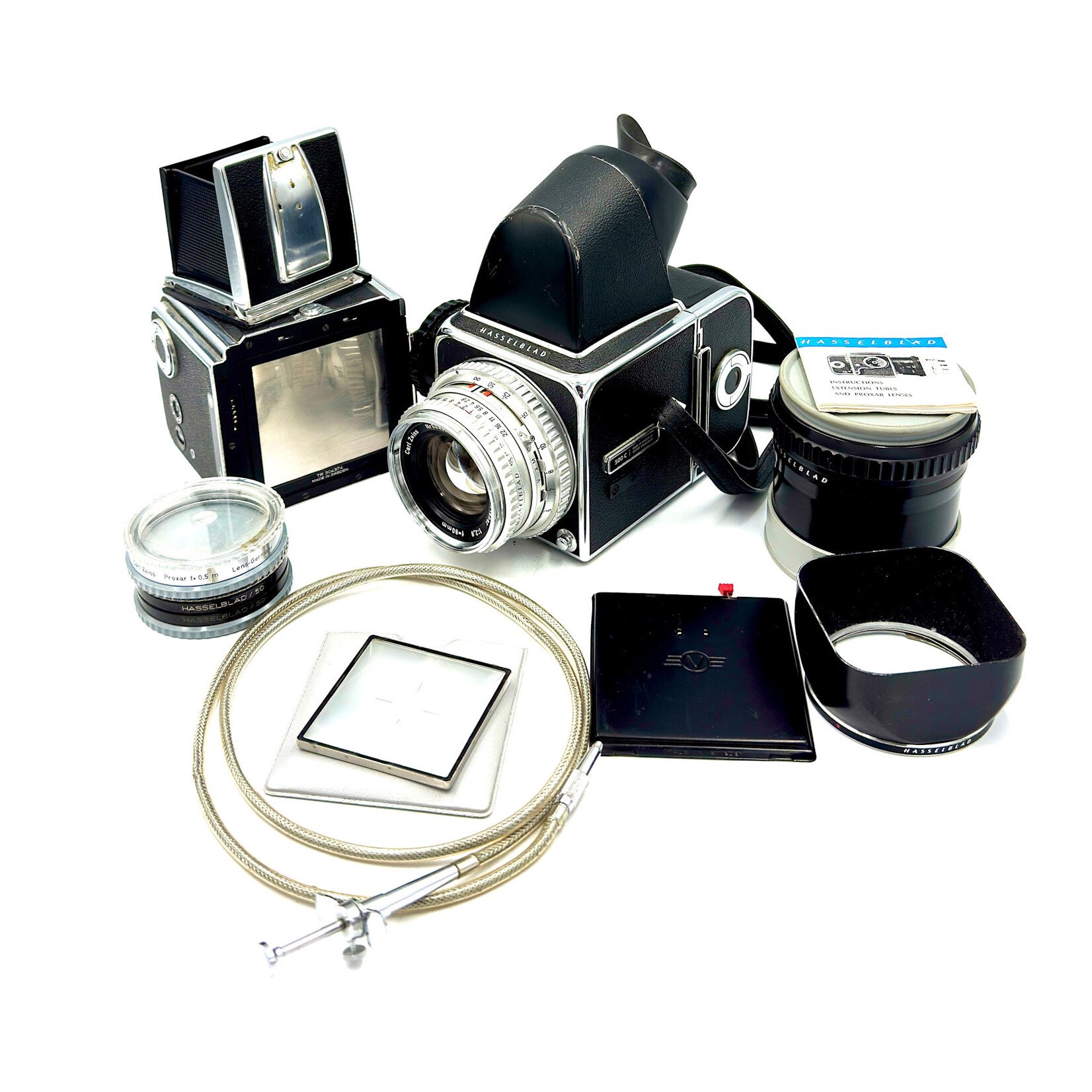 Hasselblad #1525 USED Hasselblad 500 C w/ 80mm & Misc Accesories