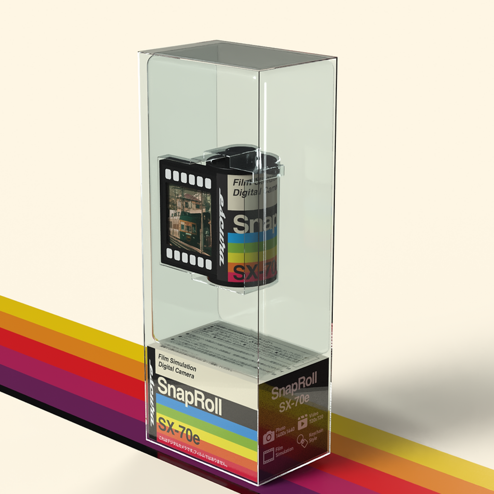 Escura SnapRoll Key Chain Digital Camera (Random Style Blind Box)