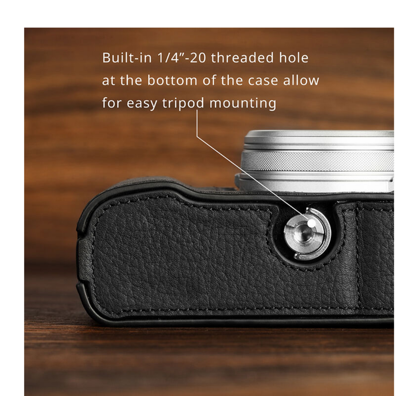 SmallRig SmallRig Leather Half Case for FUJIFILM X100VI (Black)