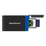 Delkin Delkin Devices USB 3.2 CFexpress Type B Card and SD UHS-II Memory Card Reader