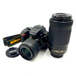 Nikon USED Nikon D5500 DSLR and 2 kit lens