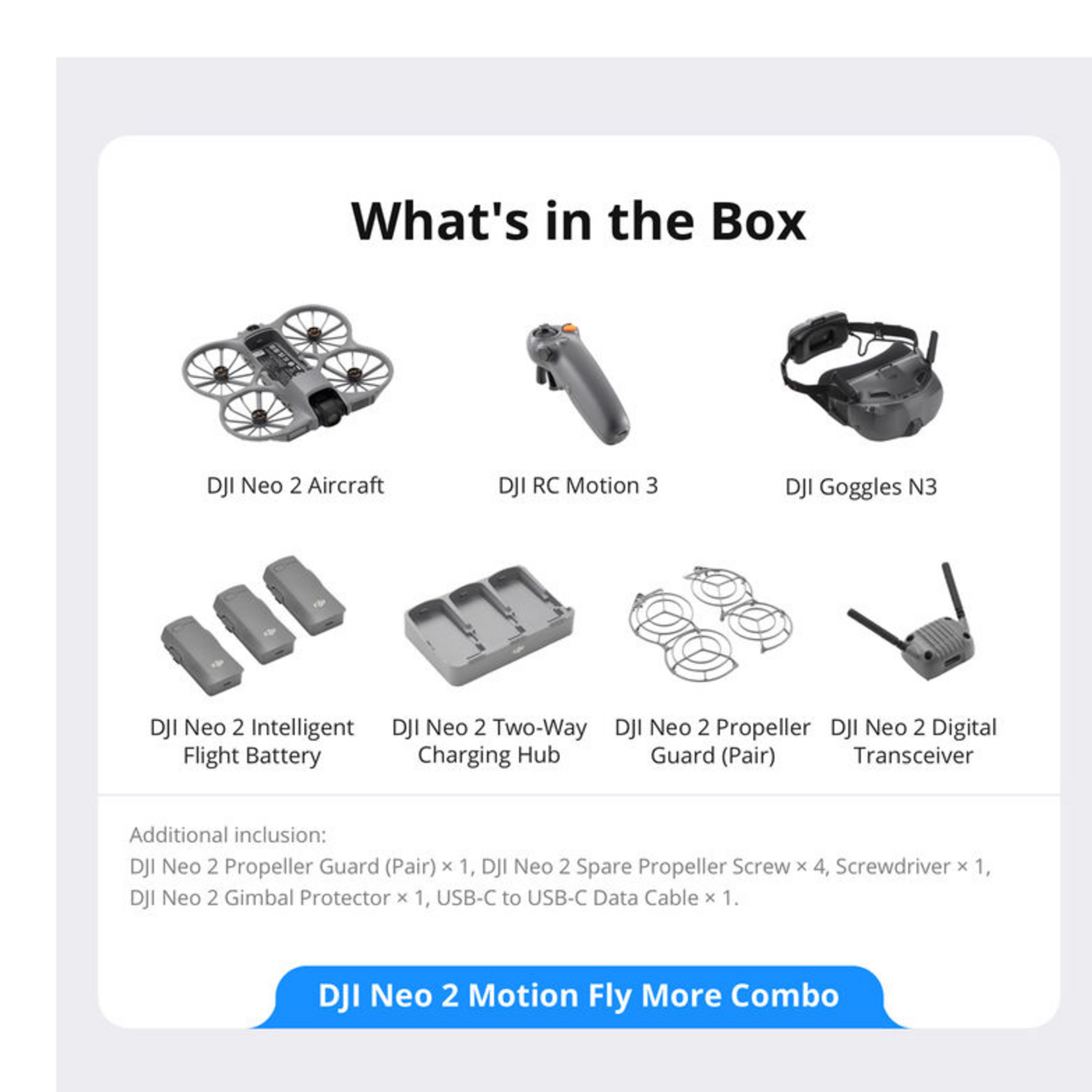 DJI DJI Neo 2 Motion Fly More Combo