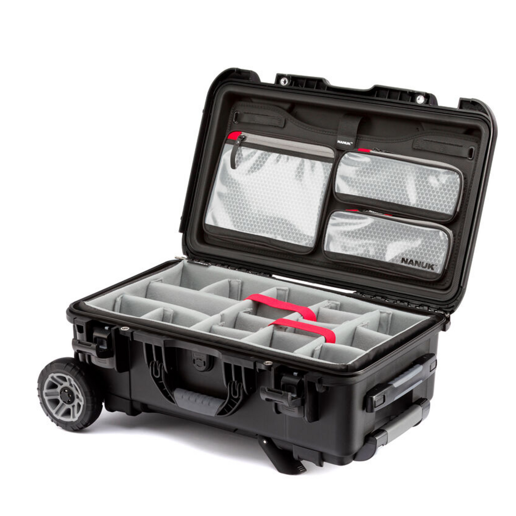 Nanuk Nanuk 935 Wheeled Waterproof Hard Case Pro  with Padded Dividers & Lid Organizer (Black, 28.5L)