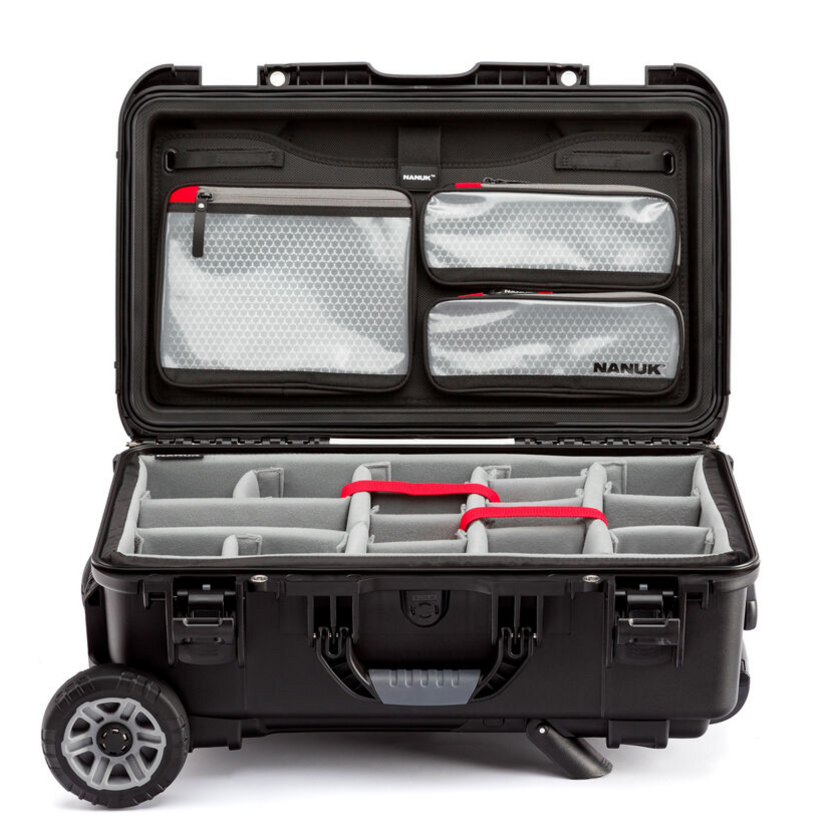 Nanuk Nanuk 935 Wheeled Waterproof Hard Case Pro  with Padded Dividers & Lid Organizer (Black, 28.5L)