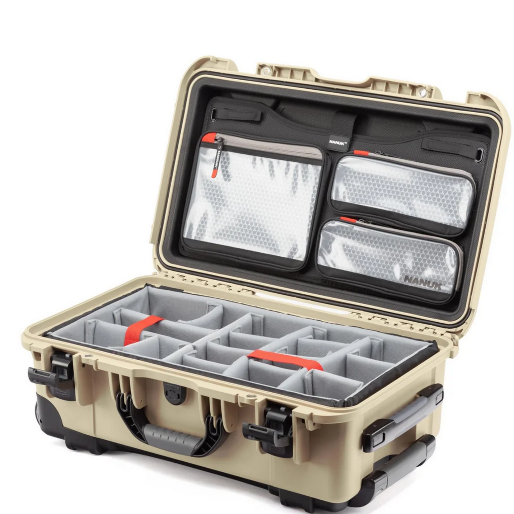Nanuk Nanuk 935 Wheeled Waterproof Hard Case Pro  with Padded Dividers & Lid Organizer (Black, 28.5L)