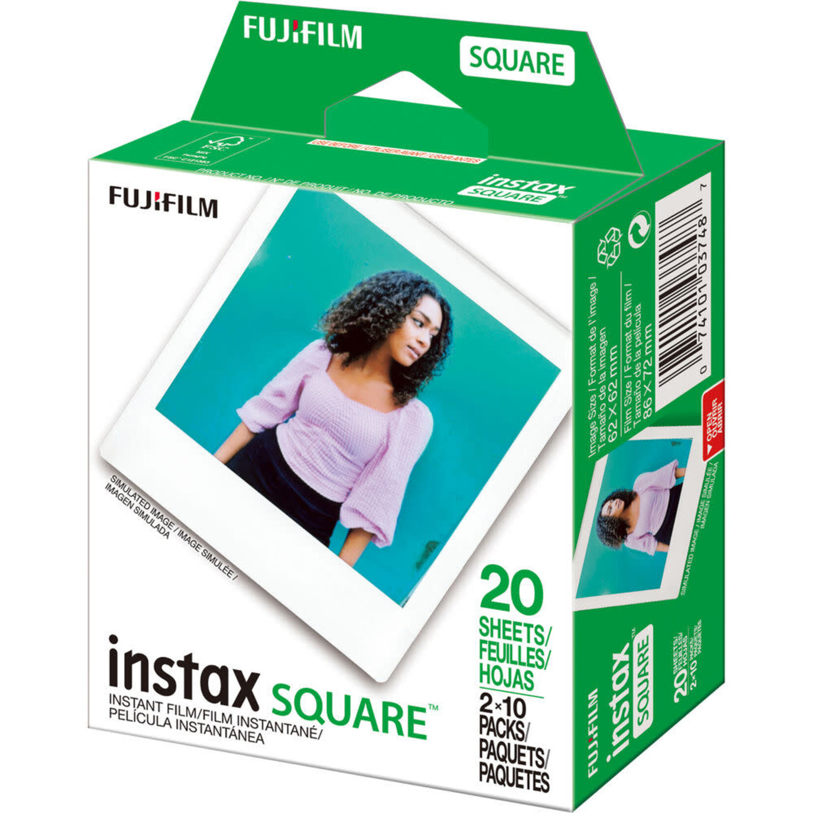 FujiFilm Fujifilm Instax Square Film 2-pack