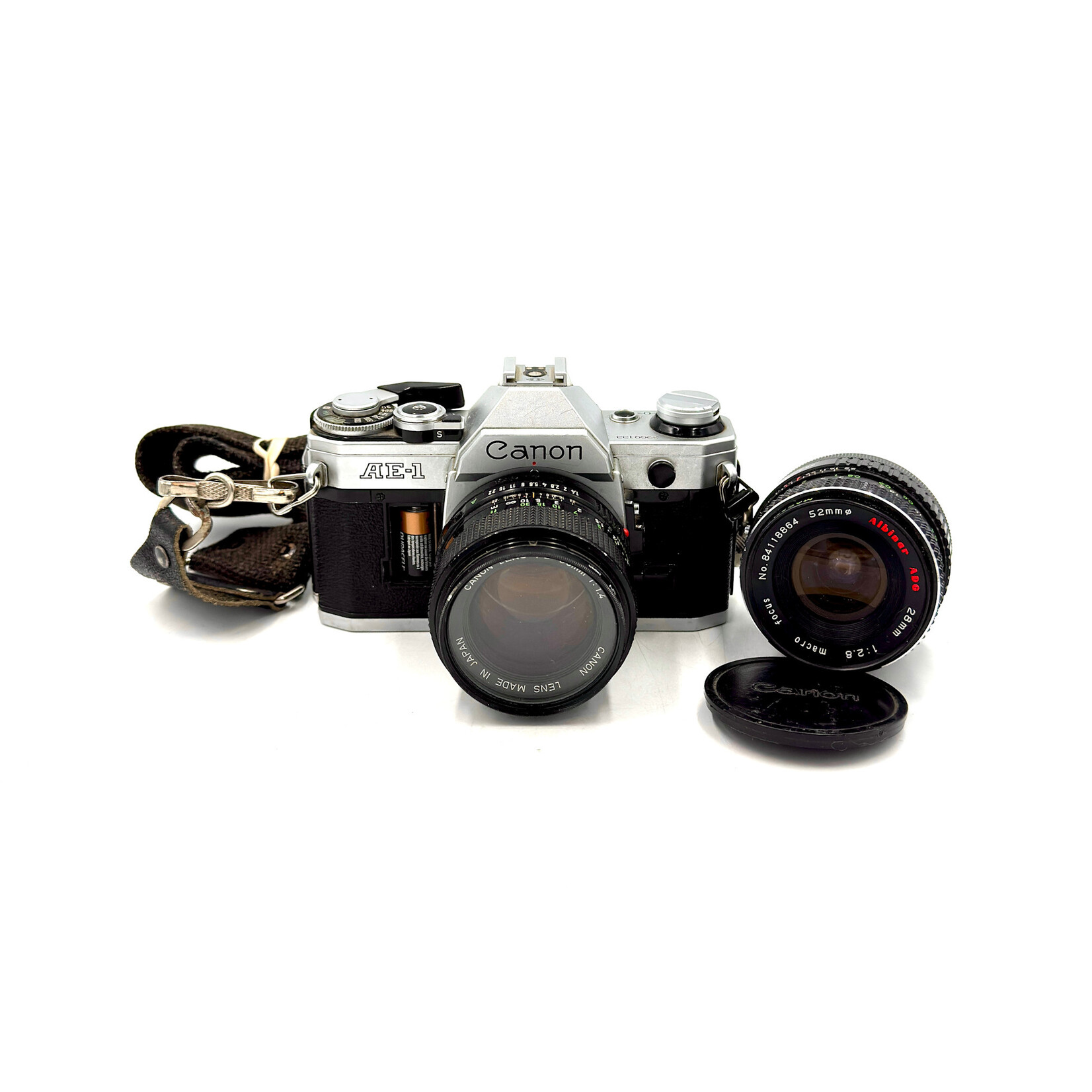 Canon #1550 USED Canon AE-1 w/ 50mm f/1.4 & 28mm