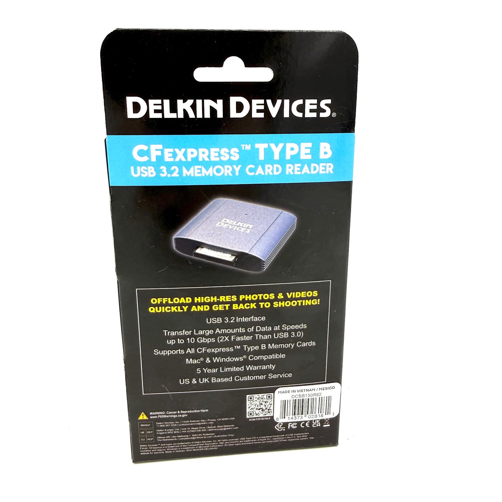 Delkin Delkin 150GB Black CFExpress Type B & Reader Bundle