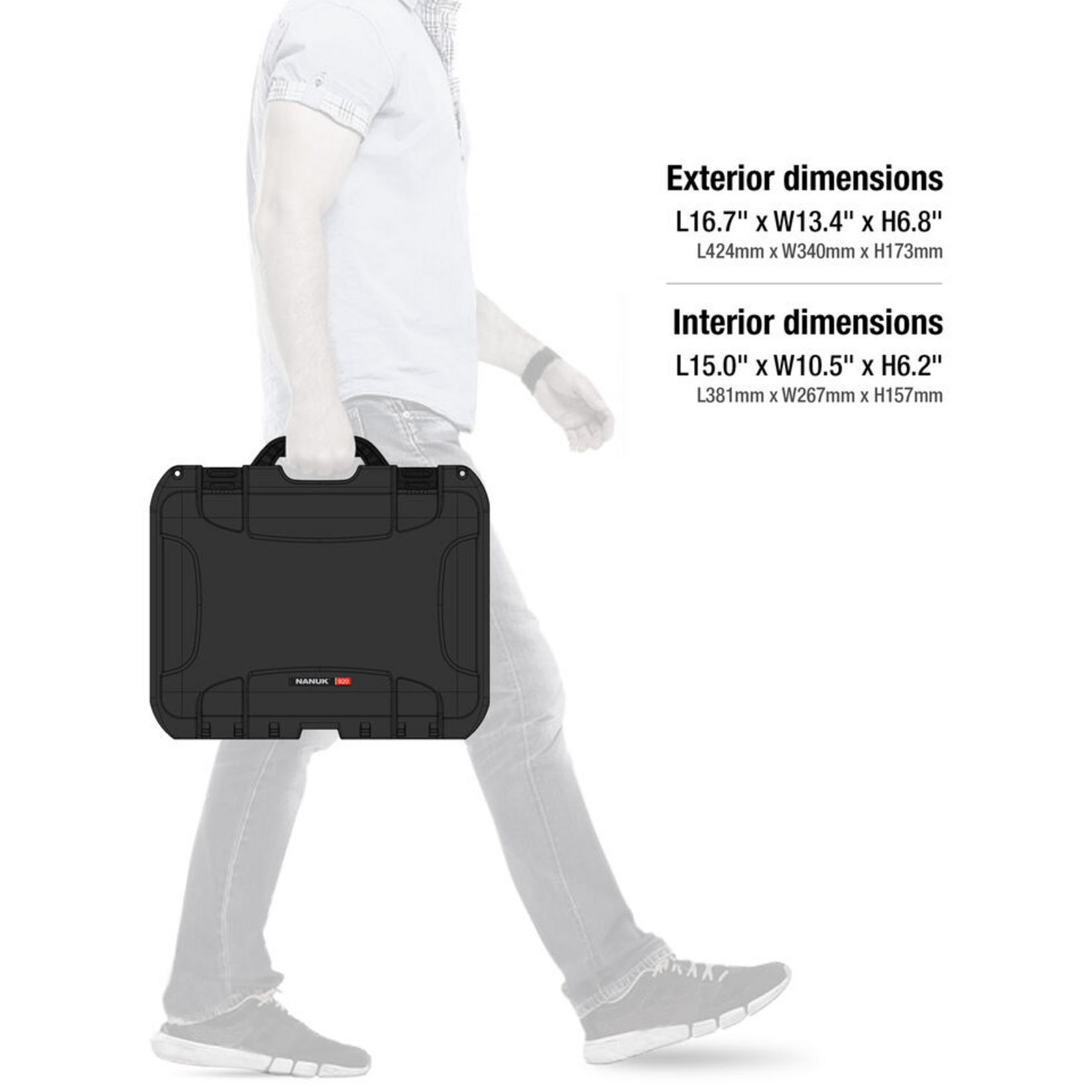 Nanuk Nanuk 920 Hard Case Pro Photo Kit (Black, 16L)