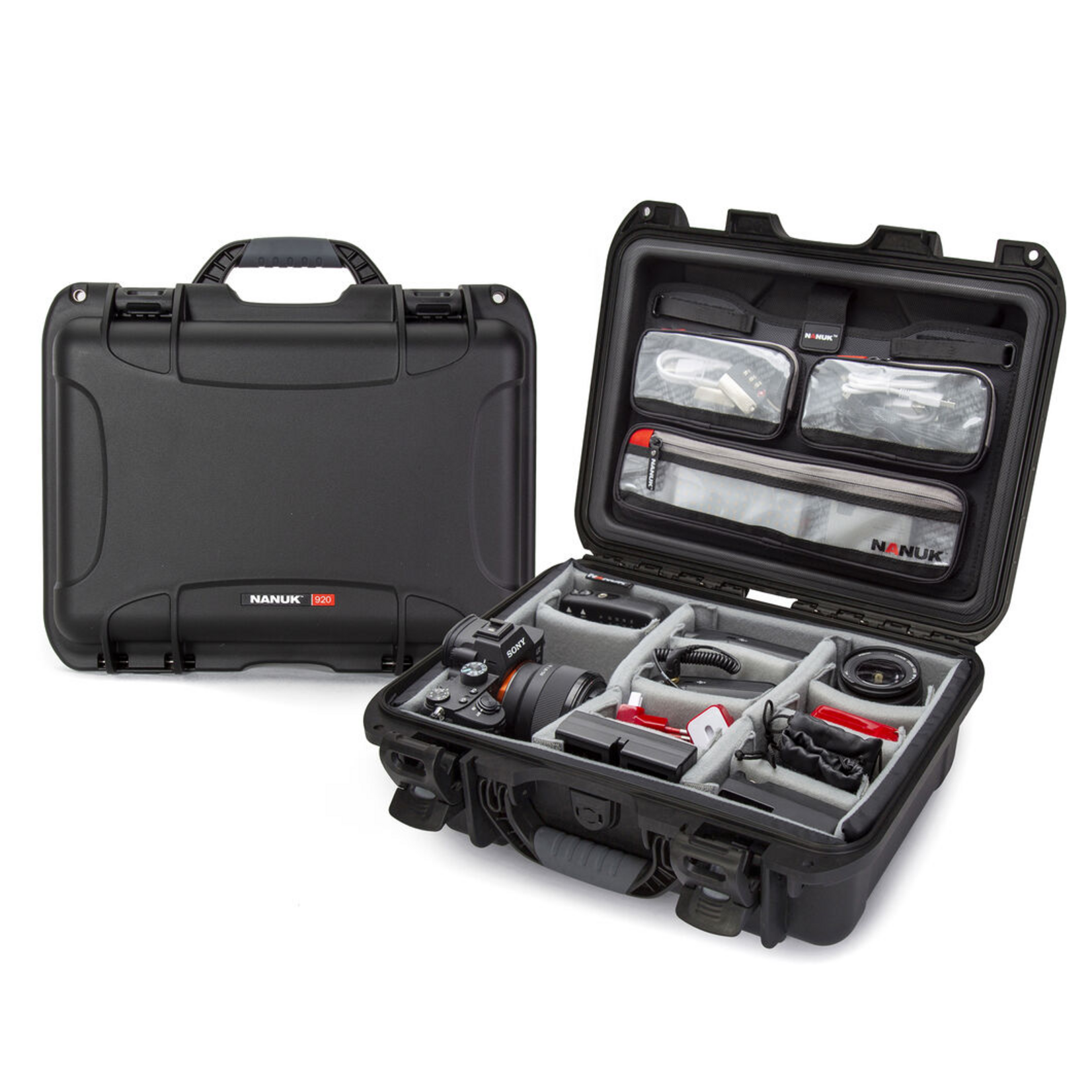 Nanuk Nanuk 920 Hard Case Pro Photo Kit (Black, 16L)