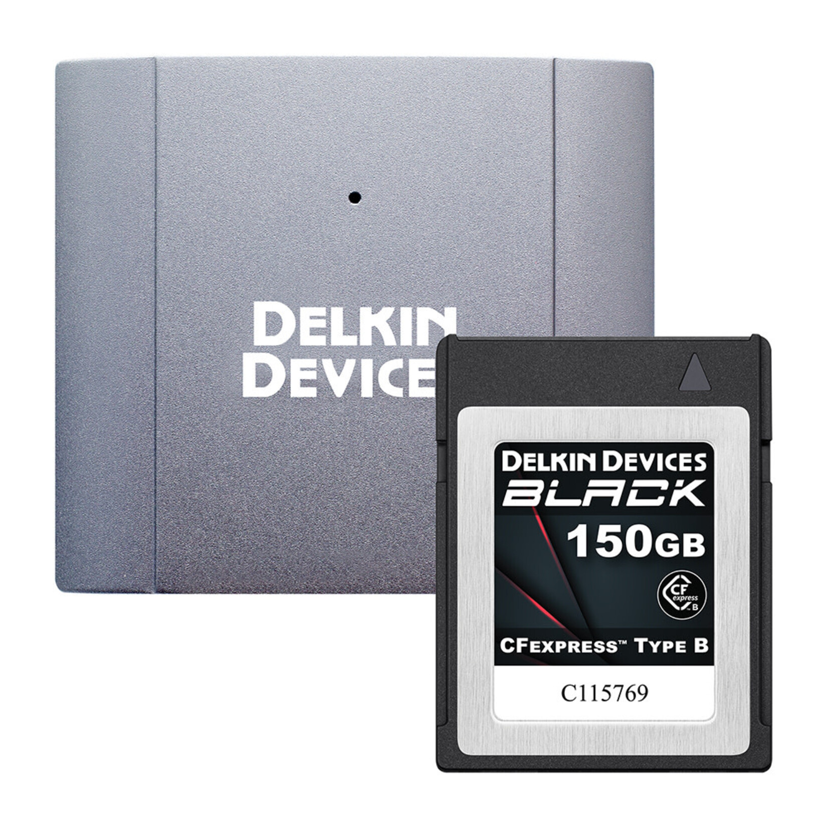 Delkin Delkin 150GB Black CFExpress Type B & Reader Bundle