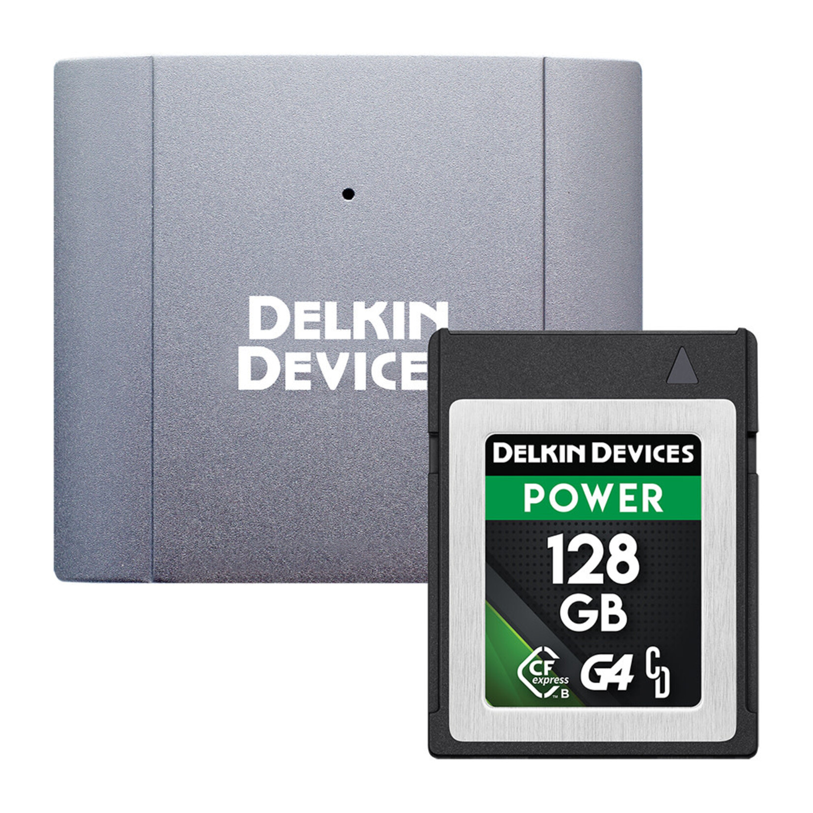 Delkin Delkin Devices 128GB POWER CFExpress Type B G4 Memory Card & Reader Bundle