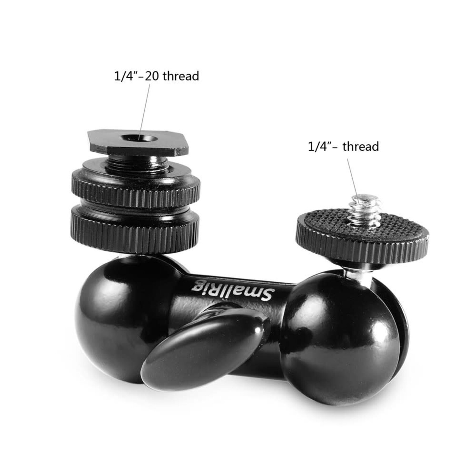 SmallRig SmallRig Double Ball Head with Cold Shoe & 1/4"-20 Stud