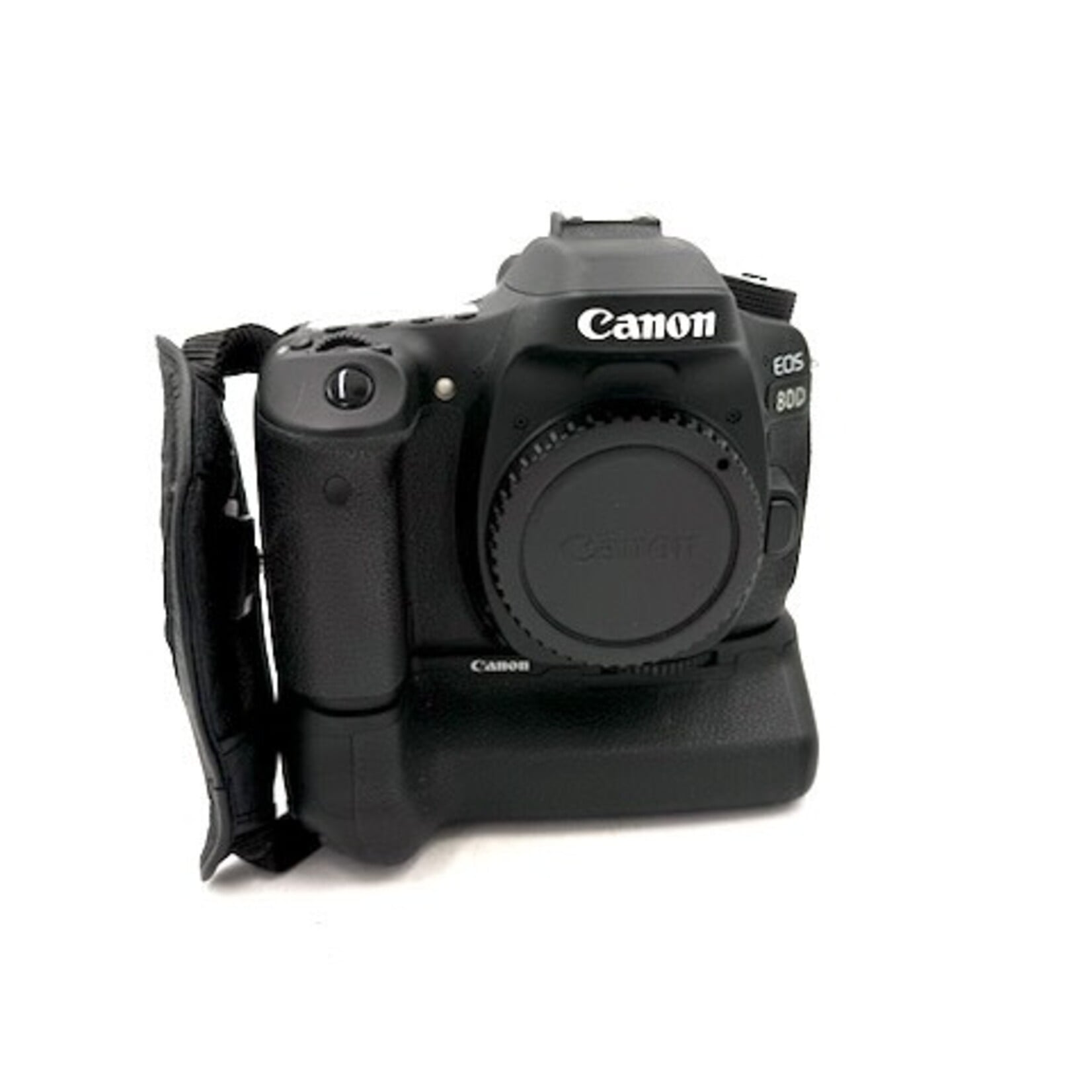 Canon #1593 Used Canon 80D Camera Body w/grip