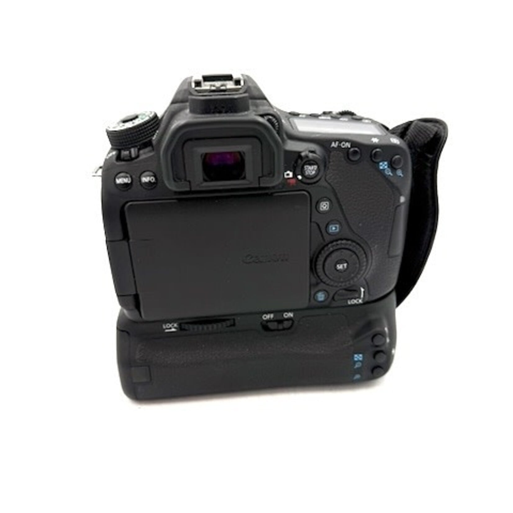 Canon #1593 Used Canon 80D Camera Body w/grip