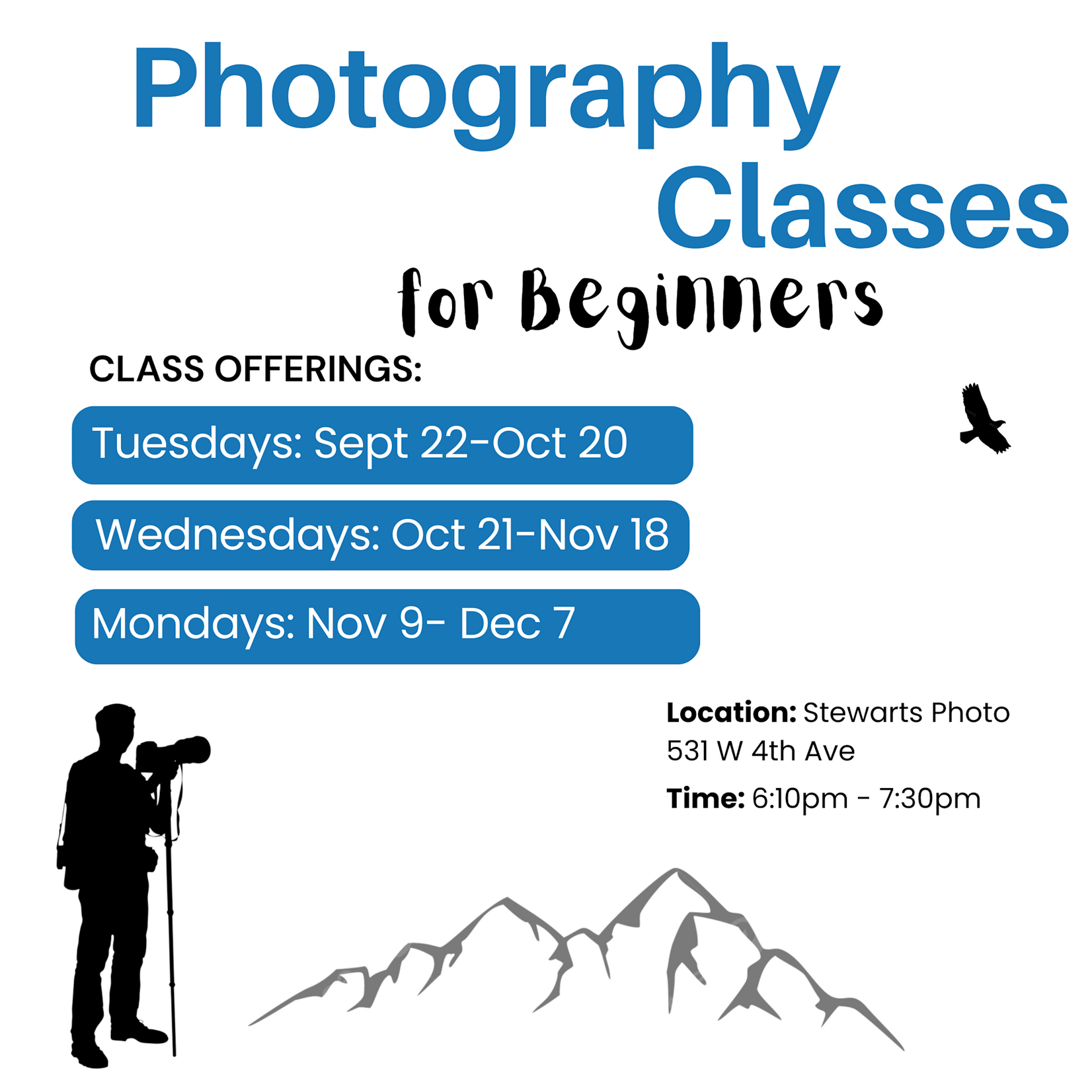 Beginning Photography Class