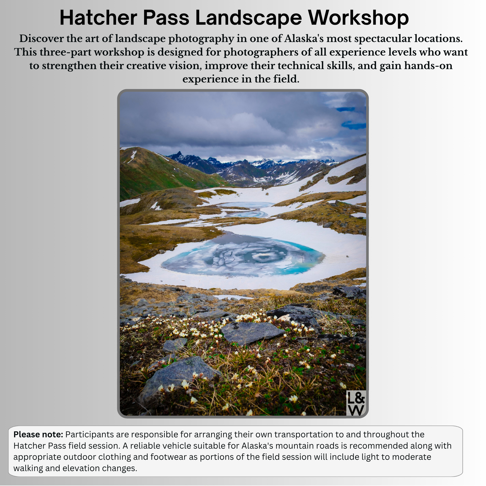 Hatcher Pass Landscape Photography Workshop