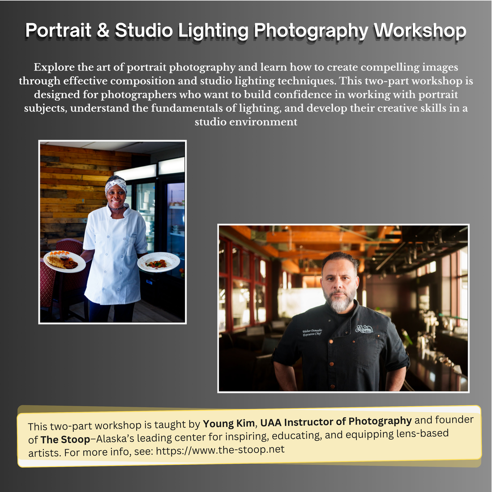 Portrait & Studio Lighting Photography Workshop