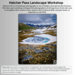 Hatcher Pass Landscape Photography Workshop