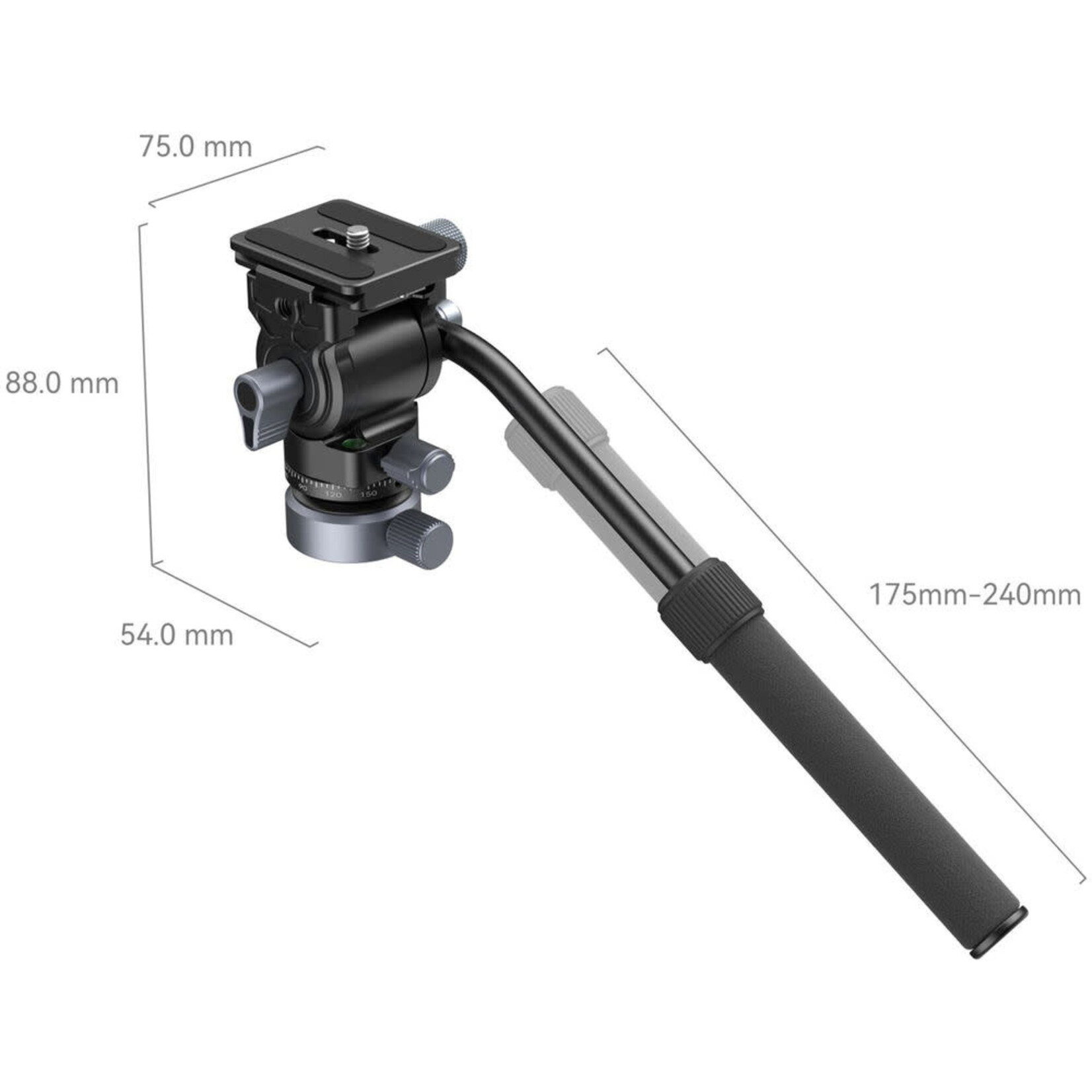SmallRig SmallRig Video Head Mount Plate with Leveling Base CH20
