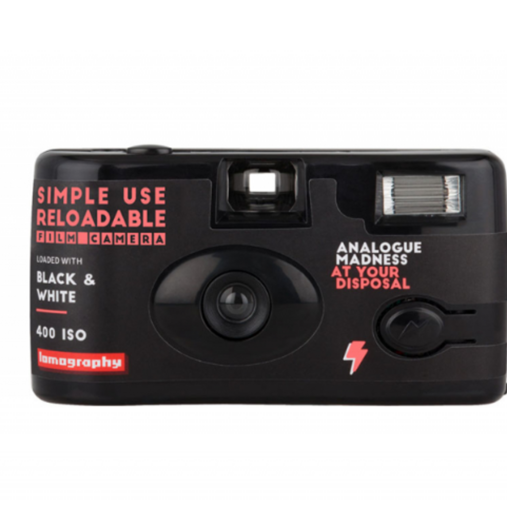 Lomography Lomography Simple Use Reloadable Film Camera Black & White