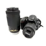 Nikon #1604 Used D3400 Kit with 18-55mm & 70-300mm