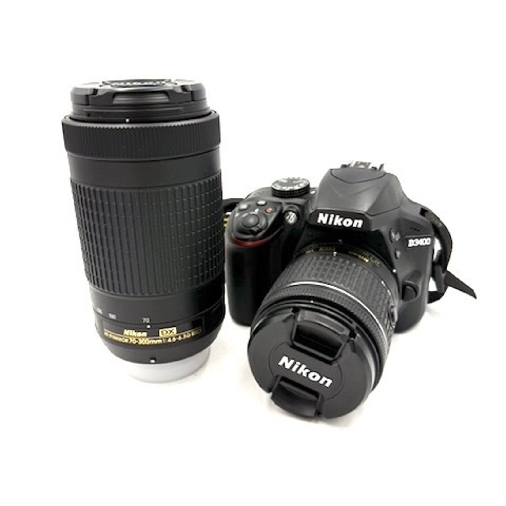 Nikon #1604 Used D3400 Kit with 18-55mm & 70-300mm