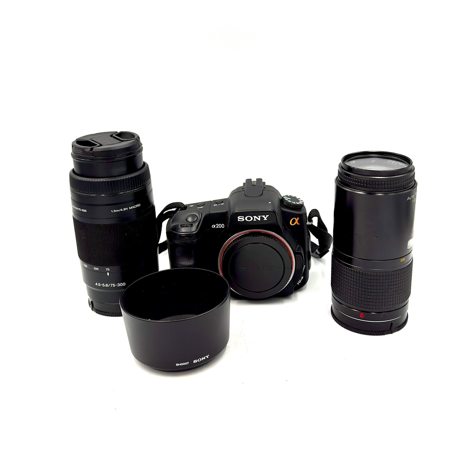 #1603 USED Sony a200 w/ 75-300mm & 75-200mm