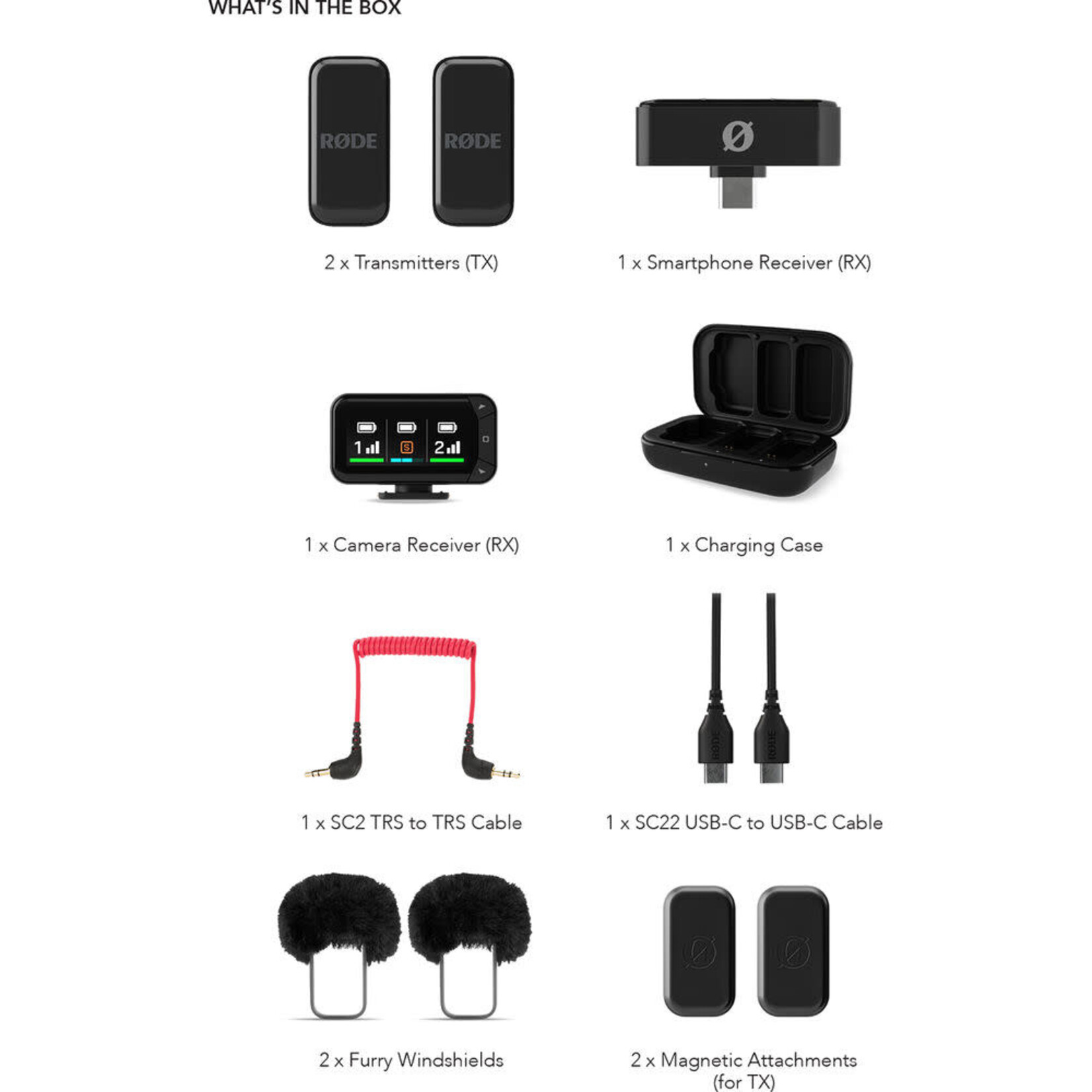 Rode RODE Wireless Micro 2-Person Ultracompact Wireless Microphone Pro System for Cameras and Mobile Devices (2.4 GHz)