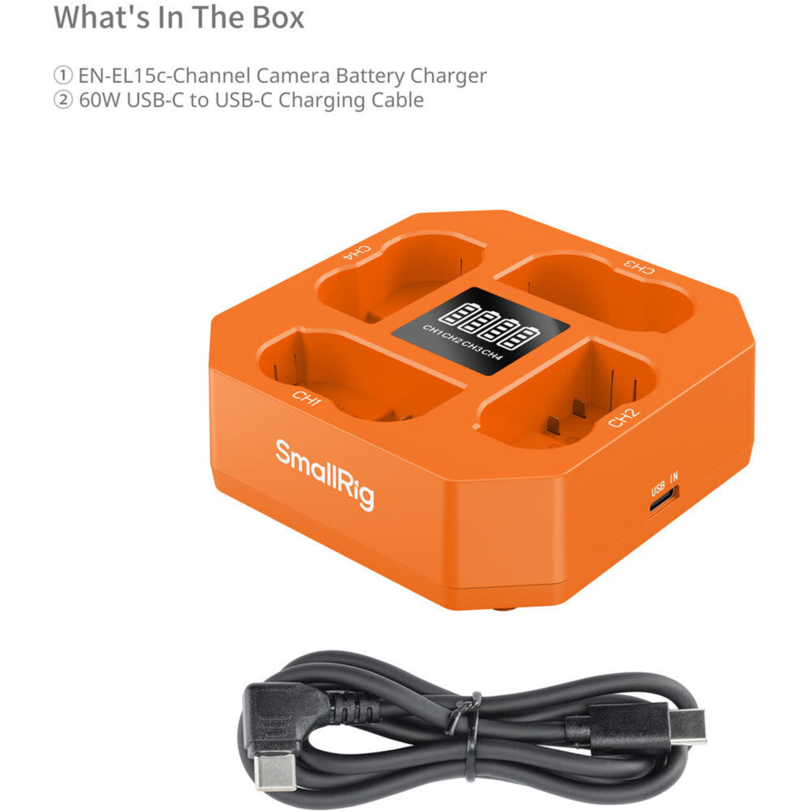 SmallRig SmallRig EN-EL15C Four-Channel Battery Charger