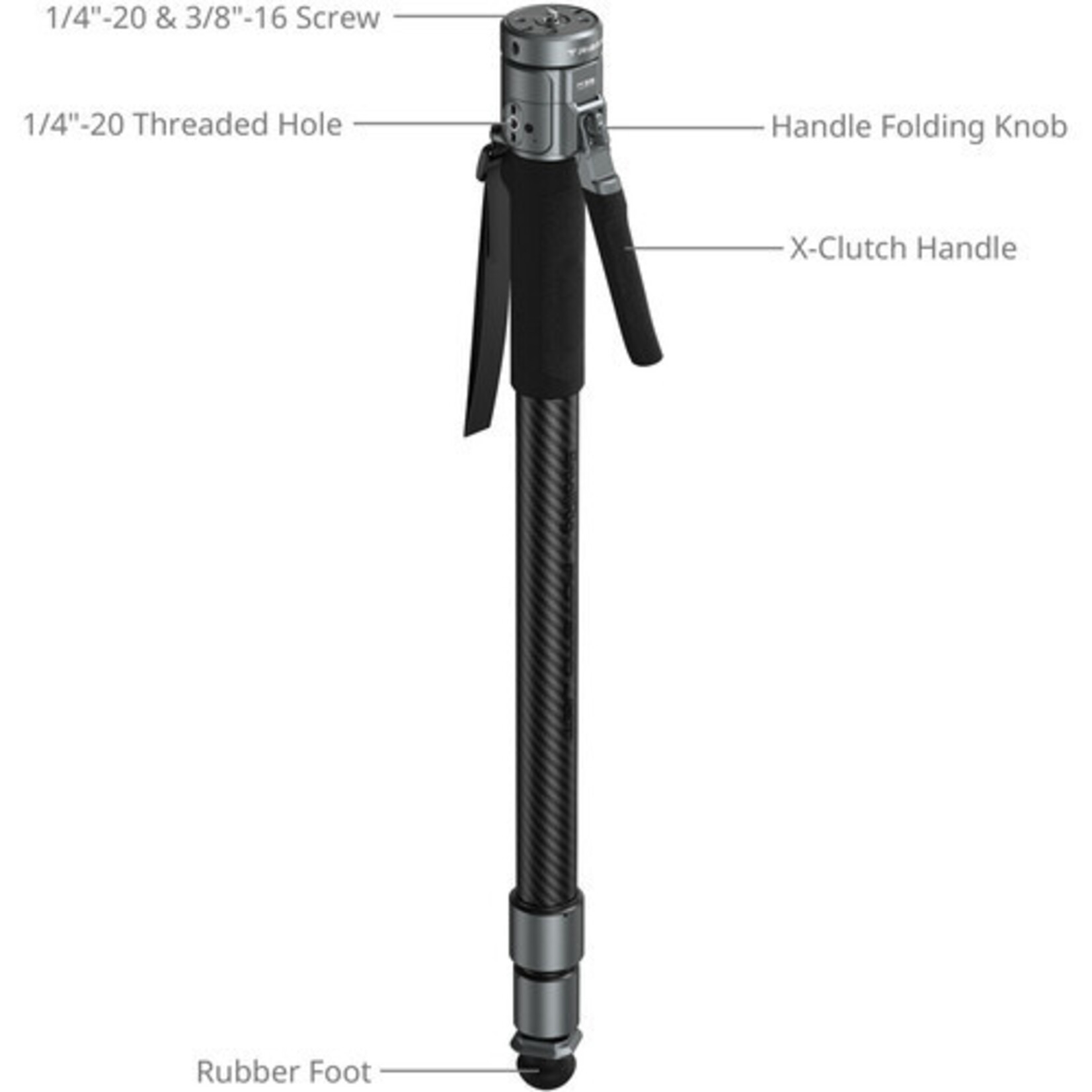 SmallRig SmallRig x Potato Jet TRIBEX PRO X-Clutch Hydraulic Monopod (Basic Version)