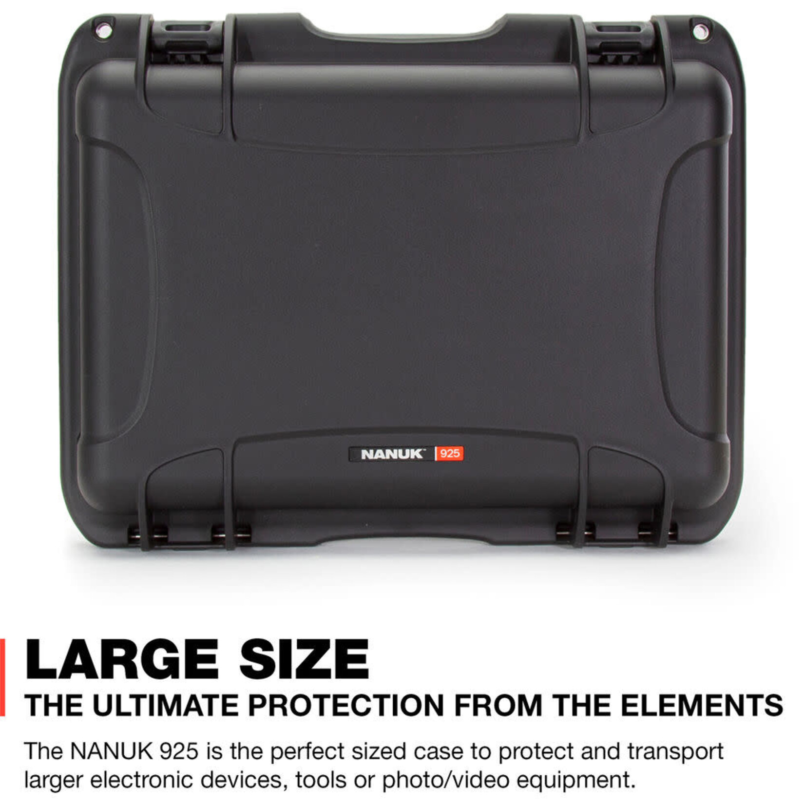 Nanuk Nanuk 925 Hard Case with Pro Photo Kit (Black, 21L)