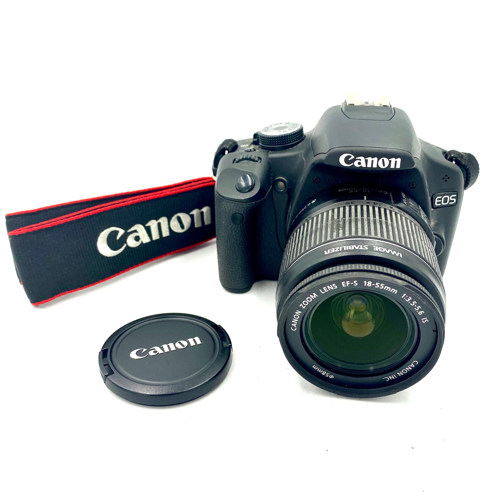 Canon USED Canon EOS Rebel T1i DSLR  w/ EF-S 18-55mm f/3.5-5.6 IS Lens